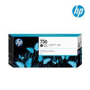 HP 730 300-ml Photo Black DesignJet Ink Cartridge, P2V73A For HP DesignJet T2600 36-in PostScript Multifunction Printer, HP DesignJet T1600 36-in PostScript Printer, HP DesignJet T1700 44-in Printer, HP DesignJet T1700dr 44-in PostScript Printer