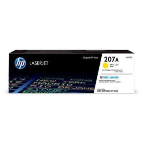 HP 207A Yellow Original Toner Cartridge (W2212A) For HP Color LaserJet Pro M255dw, M255nw, MFP M283fdn. MFP M283fdw, MFP M282nw All-In-One Printers