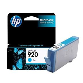 HP 920 Cyan Officejet Ink Cartridge (CH634AN) for HP Officejet 6500-E709a, 6000-E609a, 6500-E709n, 6500A-E710a, 7500A-E910a Printer