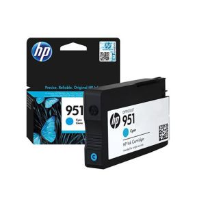 HP 951 Cyan Ink Cartridge (CN050A) For HP Officejet Pro 251dw, 8610, 8600, 8620, 8100, 8630, 8625, 8615, Pro 276dw All-In-One Printer