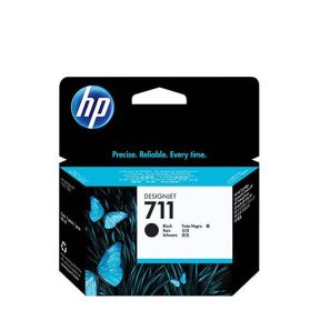 HP 711 Black Ink Cartridge (CZ133A) For HP DesignJet T100, T120, T125, T130, T530, T520, T525 Printer