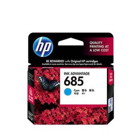 HP 685 Cyan Ink Cartridge (CZ122A) for HP Deskjet Ink Advantage 1015, 4645, 3548e, 4515e, 4518e, 1515, 1518, 2645, 2648 Printer