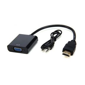1080P HDMI Male to VGA Female Converter Adapter with Audio Cable
