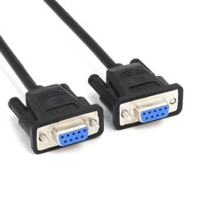 1M 3FT 9 Pin Serial Null Modem Cable Cross Female to Female RS232 DB9 F-F FTA