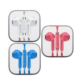 Premium Earphone, Headphone with Stereo Mic & Remote Control for for iPhone, iPad, iPod, Samsung Galaxy, MP3 Player