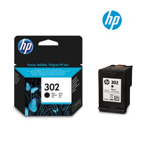 HP 302 Black Ink Cartridge (F6U66A) For HP DeskJet 1110, 2130, 3630, ENVY 4520, OfficeJet 3830, 3831, 4650 Printer