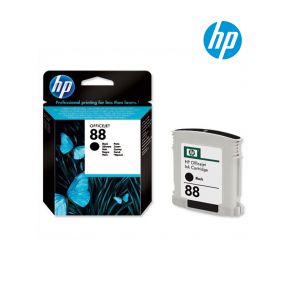 HP 88 Black Ink Cartridge (C9385A) for HP Officejet Pro K5400, K5400dn, K5400dtn, K5400dtwn, K5400n, K550, K550dtn, K550dtwn, K8600, K8600dn, L7480, L7550, L7555, L7570, L7580, L7590, L7680 Printer