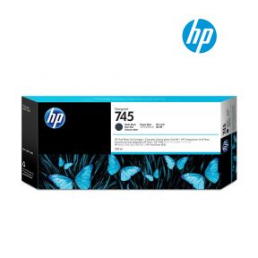 HP 745 300-ml Matte Black Ink Cartridge (F9K05A) for HP DesignJet Z2600 24-in PostScript, Z5600 44-in, DesignJet HD Pro MFP with Encrypted Hard Disk, DesignJet HD Pro MFP Printer