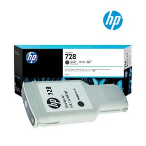 HP 728 300-ml Matte Black Ink Cartridge (F9J68A) for HP DesignJet T730 914-mm, T830 24-in, T830 36-in, T830 MFP Printer
