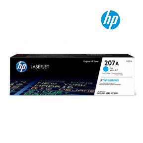 HP 207A Cyan Original Toner Cartridge (W2211A) For HP Color LaserJet Pro M255dw, M255nw, MFP M283fdn. MFP M283fdw, MFP M282nw All-In-One Printers