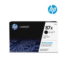 HP 87X (CF287X) High Yield Black Original Laserjet Toner Cartridge For HP LaserJet Enterprise Flow MFP M527c, MFP M527z, M506dn, M506n, M506x, MFP M527dn, MFP M527f, M501dn Printers