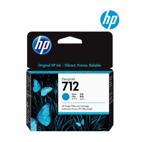 HP 712 Cyan DesignJet Ink Cartridge for HP DesignJet T210, T230, T250, T630, T650 Printer Series