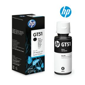 HP GT51 Black Original Ink Bottle (M0H57A) for HP DeskJet GT 5820, 5810, Ink Tank Wireless 515, 415, 416, 412, 319 All-in-One Printer