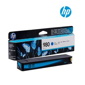 HP 980 Cyan Ink Cartridge (D8J07A) for HP OfficeJet Enterprise Color X555xh, X555dn, MFP X585dn, MFP X585f, MFP X585z Printer