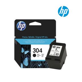 HP 304 Black Ink Cartridge (N9K06A) For HP DeskJet 3720, 3721, 3723, 3730, 3732, 3733, 3752 Printer