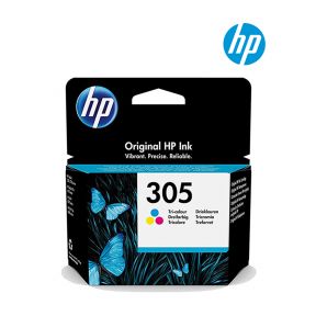 HP 305 Tri-color Original Ink Cartridge For HP DeskJet 2320, 2710, 2720, 2721, 2722, 2723, 2724, Plus 4110, 4120, 4130, ENVY 6010, 6020, 6022, 6030, 6032,  ENVY Pro 6420 , 6422 , 6430, 6432 All-in-One Printer