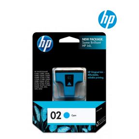 HP 02 Cyan Ink Cartridge (C8771WN) for HP Photosmart C5180, C7180, C6180, 3310, 3210, D7460, 8250, D7360, D7160, C6280, D7260, C7280, C8180 Printer