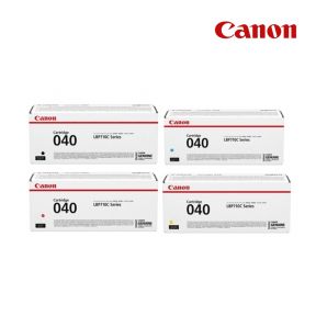 Canon Genuine 040 1 Set Original Toner| Balck| Cyan |Yellow |Magenta For Canon Color imageCLASS LBP712Cdn