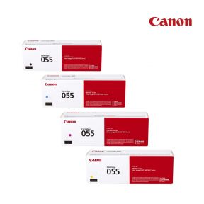 Canon 055 Set Toner For Canon Color imageCLASS MF741Cdw, MF743Cdw, MF745Cdw, MF746Cdw, LBP664Cdw Laser Printers 
