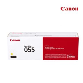 Canon 055  (3013C001) Yellow Toner Catridge For Canon Color imageCLASS MF741Cdw, MF743Cdw, MF745Cdw, MF746Cdw, LBP664Cdw Laser Printers 