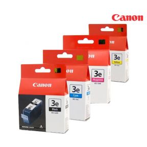 Canon BCI-3e Ink Cartridge 1 Set | Black | Colour  For Canon BCI-3eC Cyan Ink Cartridge for Canon i550, i850, S400, S450, S500, S520, S530D, S600, S630, S750, BJC-3000 Series and BJC-6000 Printers, and for MultiPASS C755, F30, F50, F60, F80, MP700 and MP7