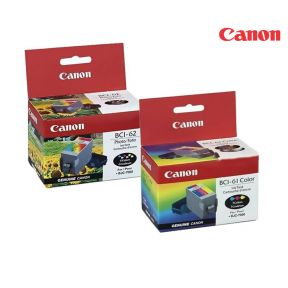 Canon BCI-61/62 Ink Cartridge 1 Set | Black | Colour For Canon BJC-7000 BJC-7100 Printers