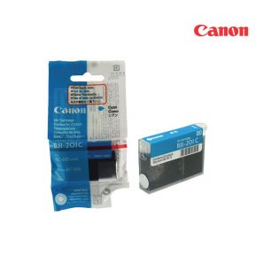 CANON BJI-201C Cyan Ink Cartridge (0947A003)  For Canon A-161BJC-600, BJC-600E, BJC-610, BJC-620, Canon Craig Associates Color Scribe 6000, Selex SR 900D, Selex SR 900E, Xerox 4686 Xerox Phaser 140 Printers