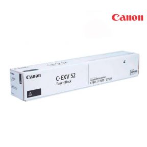 Canon C-EXV52 Black Original Toner Cartridge For Canon IRC2570i, 7565i, 7570i, 7580i, DX C7765i, DX C7770i, DX C7780i Copier
