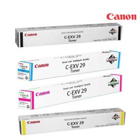 Canon C-EXV 29 NPG46 GPR31 Toner Cartridge 1 Set | Black 2789B002 | Cyan 2793B002 | Magenta 2797B002 | Yellow 2801B002 | For Canon imageRUNNER ADVANCE C5030, C5030i, C5035, C5035i, C5035i EQ80, C5235i, C5240i Copiers