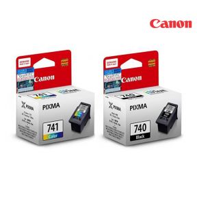 Canon CL-741/PG-740 Ink Cartridge 1 Set | Black | Colour For Canon PIXMA MG2170, MG3170, MG4170 Printers