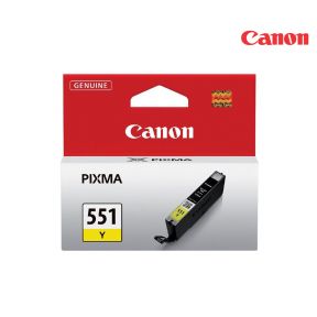 CANON CLI-551 Yellow Ink Cartridge  For PIXMA iX6850, MX925, MG6650, iP7250, MX725, MG6450, MG5450, MG5550, MG5650, iP8750, MG6350, MG7150, MG7550 Printers