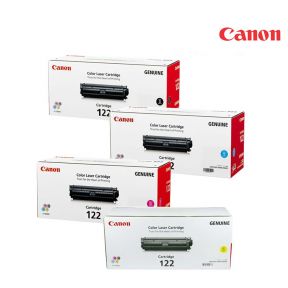 Canon CRG122 Toner Cartridge 1 Set | Black | Cyan | Magenta | Yellow For Canon LBP-9100, 9200, 9500, 9600 Laser Printers