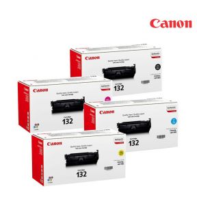 Canon CRG 132 Toner Cartridge 1 Set | Black | Cyan | Magenta | Yellow For Canon LBP-7780 Laser Printer