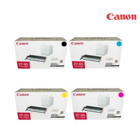 Canon EP85 Toner Cartridge 1 Set | Black | Cyan | Magenta | Yellow For Canon LBP-2510, 5500 Laser Printers
