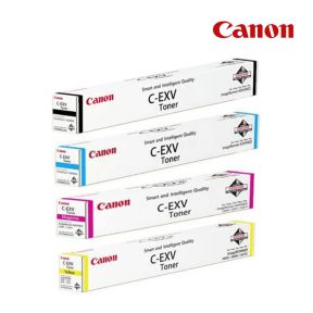 Canon C-EXV55 1 Set Original Toner Black Cyan Yellow Magenta For Canon imageRUNNER Advance C256 III, C356, DXC257, DXC357 Copiers