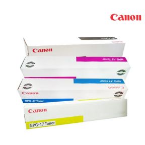 Canon NPG-17 Toner Cartridge 1 Set | Black | Cyan | Magenta | Yellow For CANON imageRUNNER 2000S, 2058, 2100, 2105, C2000, C2020, C2050, C2058, C2100 Copiers