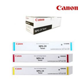 CANON NPG-24 1 Set Original Toner| Black| Cyan |Yellow |Magenta For Canon image RUNNER 5058, 5068, 5800, 5870,5880, C5088 Copiers