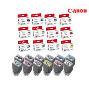 Canon PFI-1000 Ink Cartridge 1 Set | Black | Colour For magePROGRAF PRO-1000