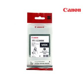 CANON PFI-103MBK Matte Black Ink Cartridge For magePROGRAF iPF5100, iPF6100, iPF6200 Printers