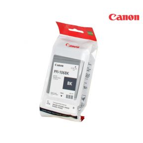 CANON PFI-106BK Black Ink Cartridge For imagePROGRAF iPF6300, iPF6300S, iPF6350,  iPF6400, iPF6400S, iPF6450 Printers