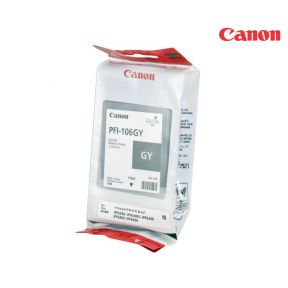 CANON PFI-106GY Grey Ink Cartridge For imagePROGRAF iPF6300, iPF6300S, iPF6350, iPF6400, iPF6400S, iPF6450 Printers