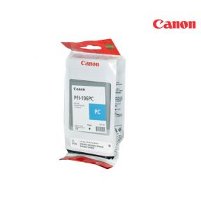 CANON PFI-106PC Photo Cyan Ink Cartridge For imagePROGRAF iPF6300, iPF6300S, iPF6350, iPF6400, iPF6400S, iPF6450 Printers