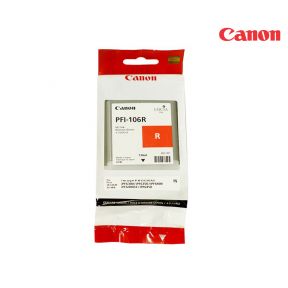 CANON PFI-106R Red Ink Cartridge For imagePROGRAF iPF6300, iPF6300S, iPF6350, iPF6400, iPF6400S, iPF6450 Printers