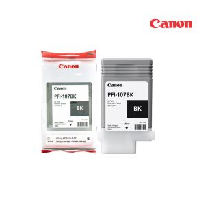 CANON PFI-107BK Black Ink Cartridge For imagePROGRAF iPF680, iPF685, iPF780, iPF785 Printers