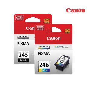 Canon PG-245/CL-246 Ink Cartridge 1 Set | Black | Colour For PIXMA iP2700, iP2702, MP240, MP250, MP270, MP280, MP480, MP490, MP495, MX320, MX330, MX340, MX350, MX360, MX410, MX420 Printers