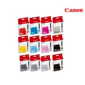 Canon PGI-29 Ink Cartridge 1 Set | Black | Colour| For Canon PIXMA iX5000, iX4000, iP3500, iP4200,  iP3300 Printers