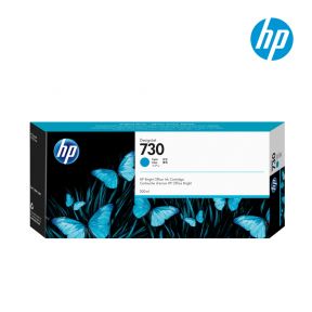 HP 730 300-ml Cyan DesignJet Ink Cartridge, P2V68A For HP DesignJet T2600 36-in PostScript Multifunction Printer,  HP DesignJet T1600 36-in PostScript Printer,  HP DesignJet T1700 44-in Printer, HP DesignJet T1700dr 44-in PostScript Printer 