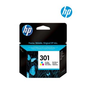 HP 301 Tri-Color Ink Cartridge (CH562E) For HP Deskjet 1000,1010, 1050, 1510, 1512, 2050, 2050A, 2054A All-in-One Printer