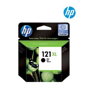 HP 121XL Black Ink Cartridge (CC641H) for HP Deskjet D1663, D2530, D2563, F2483, F4213, F4275, F4283, Envy 100 D410a, 100 D410b, 110 D411a, 110 D411b, 114 D411c, 120 Printer