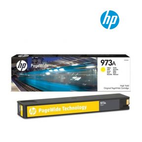HP 973A Yellow Ink Cartridge for HP Pro 452dw, 452dwt, 477dn, 477dw, 477dwt Printers